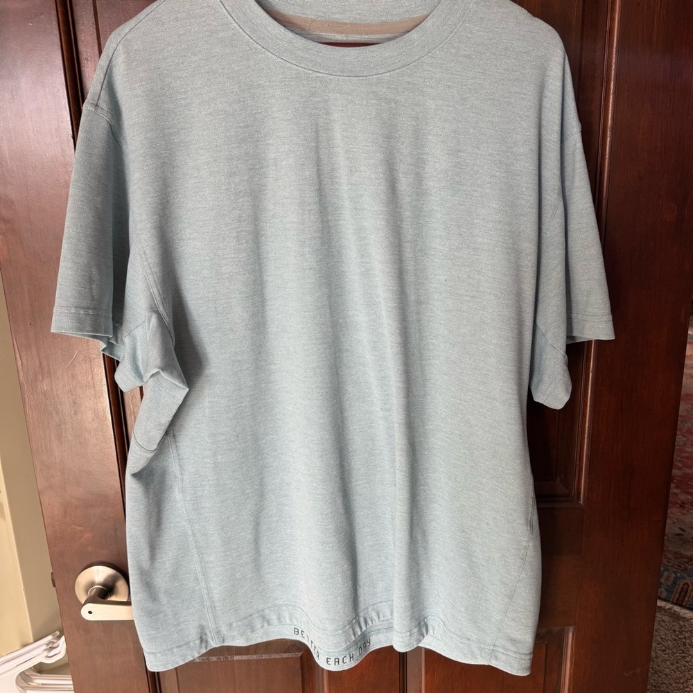 SOLD lululemon athletica Light Blue Short Sleeve Crew Tee